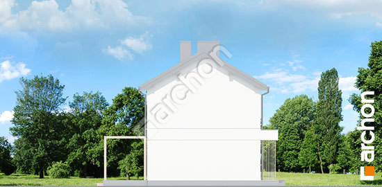 Бочний фасад Будинок в еверніях 4 (БА)