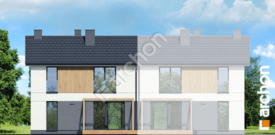 Дворовий фасад Будинок в еверніях 4 (БА)