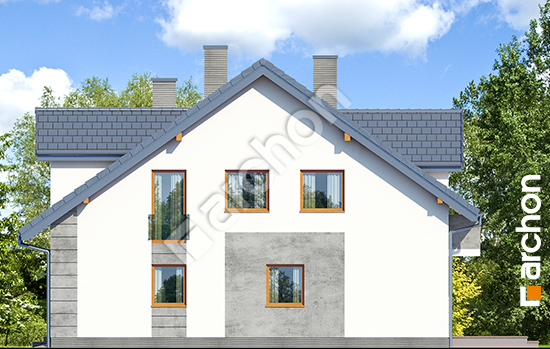Бочний фасад Будинок під гінко 7 (ГР2) вер.2