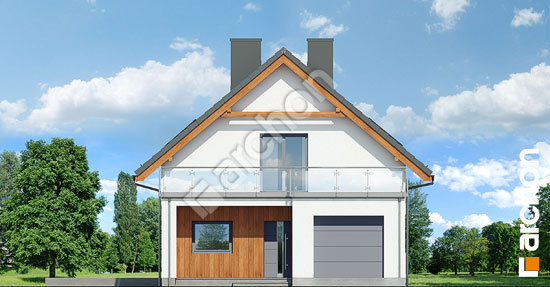 Передний фасад Дом под хикорой 2