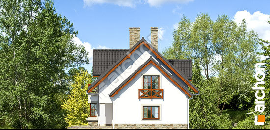 Боковой фасад Дом в майоране 2 (Г2)