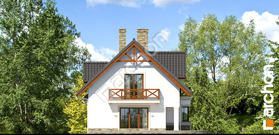 Боковой фасад Дом в майоране 2 (Г2)