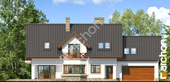 Передний фасад Дом в майоране 2 (Г2)