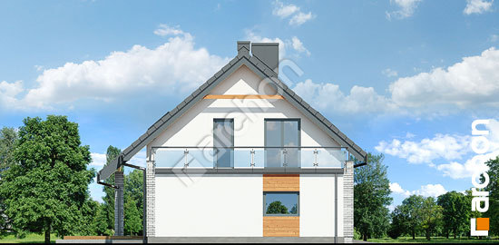 Боковой фасад Дом в малиновках (Г2П)