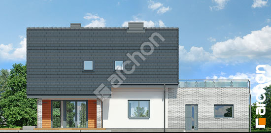 Дворовой фасад Дом в малиновках (Г2П)