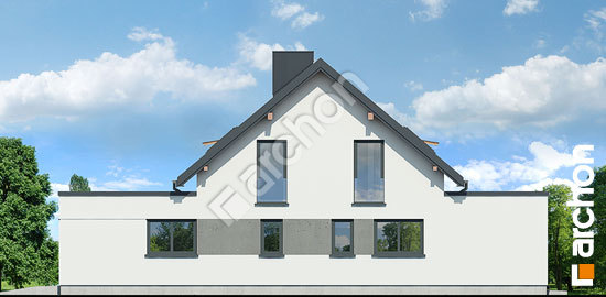 Боковой фасад Дом в подснежниках 15 (Г2)