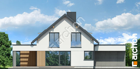 Боковой фасад Дом в подснежниках 15 (Г2)