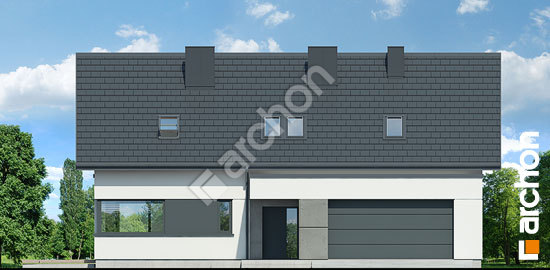 Передний фасад Дом в подснежниках 15 (Г2)