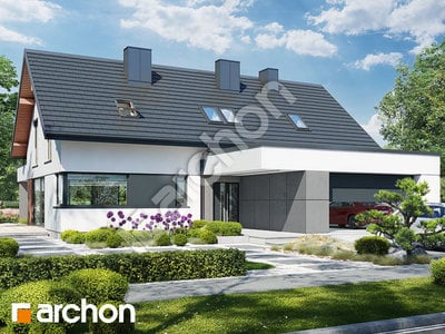 Проект будинку ARCHON+ Будинок в підсніжниках 15 (Г2) Вид 2