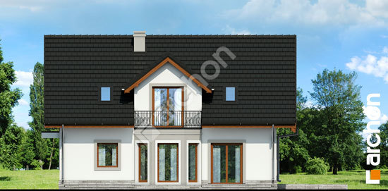 Бочний фасад Будинок в діброві 2 (Г2) вер. 2