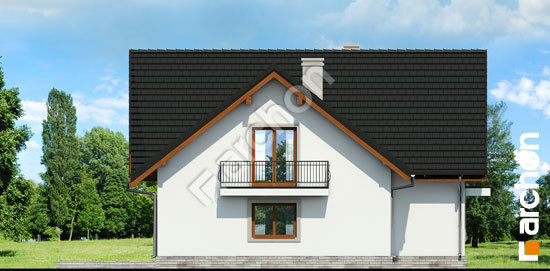 Боковой фасад Дом в дуброве 2 (Г2) вер. 2