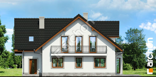 Дворовой фасад Дом в дуброве 2 (Г2) вер. 2