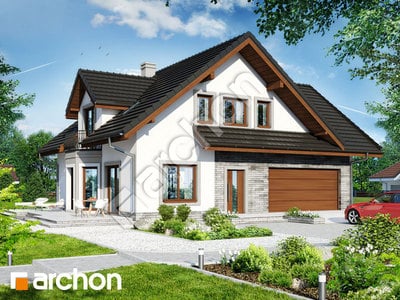 Проект дома ARCHON+ Дом в дуброве 2 (Г2) вер. 2 