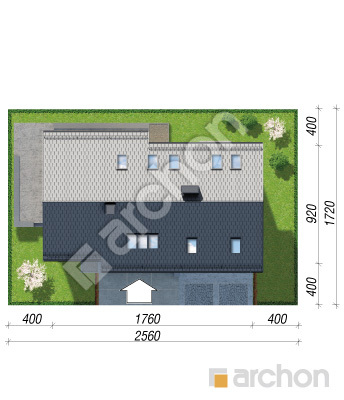 Проєкт будинку ARCHON+ Будинок у вістерії 5 (Г2) Ситуація