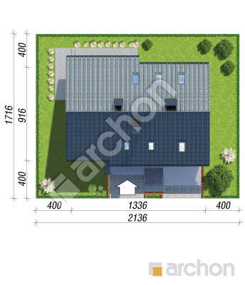 Проект дома ARCHON+ Дом в гейджее (Т) Ситуація
