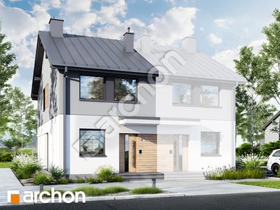 Проєкт будинку ARCHON+ Будинок в рівіях 4 (Б) вер.2 
