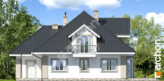 Дворовий фасад Будинок в діброві (Г2) вер.2