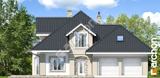 Передній фасад Будинок в діброві (Г2) вер.2