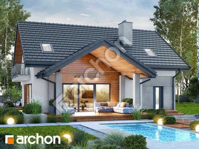 Проект дома ARCHON+ Дом в аурорах 7 