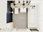 Проект будинку ARCHON+ Будинок в фіалках 7 (Р2Б) візуалізація ванни (візуалізація 3 від 4)