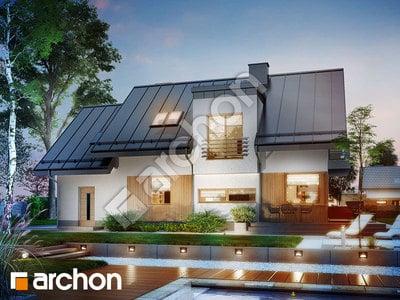 Проект будинку ARCHON+ Будинок в тамариску 7 Вид 2
