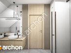 Проект будинку ARCHON+ Будинок в малинівці 14 (Г) візуалізація ванни (візуалізація 3 від 3)