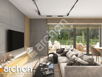 Проект будинку ARCHON+ Будинок в малинівці 14 (Г) денна зона (візуалізація 1 від 6)