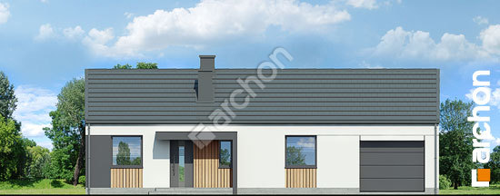 Передний фасад Дом в коручках 3 (Г)