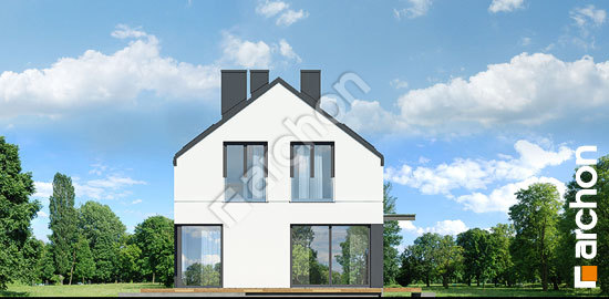 Боковой фасад Дом в таурине