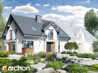 Проєкт будинку ARCHON+ Будинок в сріблянках 3 (Б) 