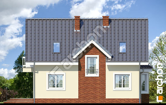 Дворовой фасад Дом в кориандре 2 вер.2