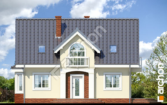 Передній фасад Будинок в кориандрі 2 вер. 2