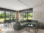 Проект дома ARCHON+ Дом в мекинтошах 18 дневная зона (визуализация 1 вид 3)