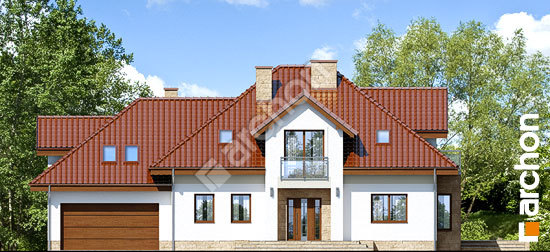 Передній фасад Будинок в каллах 5 (Г2Н)