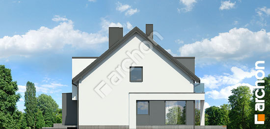 Боковой фасад Дом в клематисах 29 (БА)