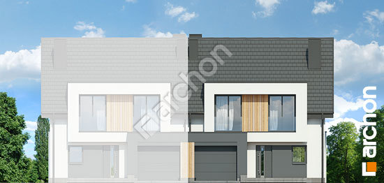 Передній фасад Будинок в клематисах 29 (БА)