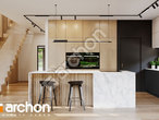 Проект дома ARCHON+ Дом под гледичиями (Г2) визуализация кухни 1 вид 1