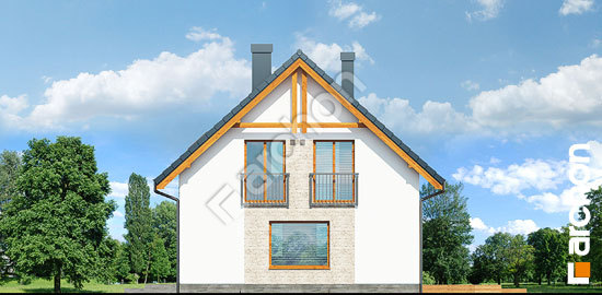 Бочний фасад Будинок в хлорофітумі 6 (ПТ)