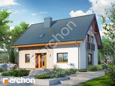 Проект дома ARCHON+ Дом в хлорофитуме 6 (ПТ)