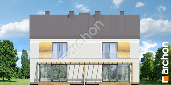 Дворовой фасад Дом в тунбергиях 2 (Р2А)