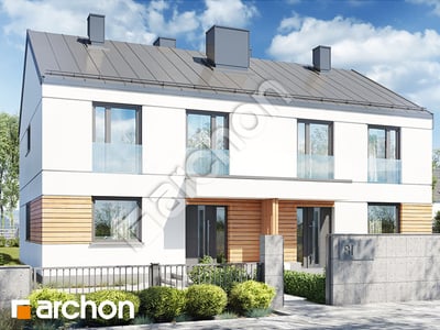 Проект дома ARCHON+ Дом в тунбергиях 2 (Р2А) 