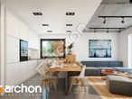 Проект дома ARCHON+ Дом в тунбергиях 2 (Р2А) дневная зона (визуализация 1 вид 4)