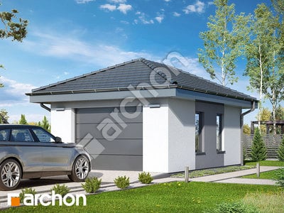 Проект дома ARCHON+ Г34 - Одноместный гараж