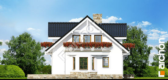 Боковой фасад Дом в рододендронах 6 (П) вер.2