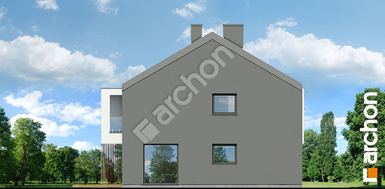 Боковой фасад Дом под милином (Б)