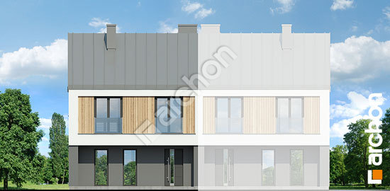 Передній фасад Будинок під міліном (Б)