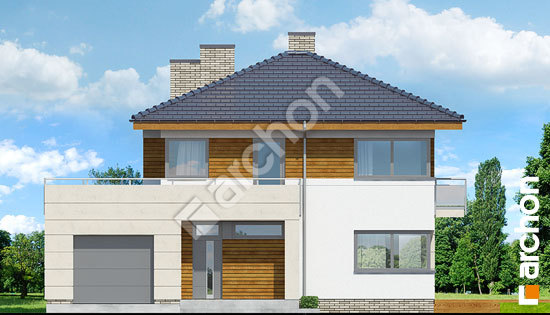 Передний фасад Вилла Ирма