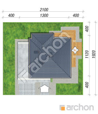 Проект дома ARCHON+ Вилла Ирма Ситуація