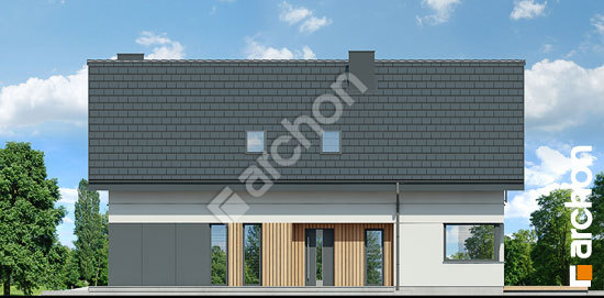 Бочний фасад Будинок в аурорах 19 (Г2)