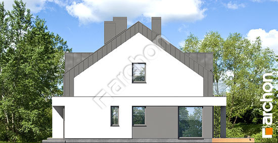 Боковой фасад Дом в клематисах 31 (Б)